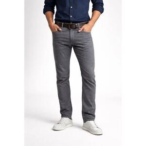 Cerruti 1881 Mens Grey Pinstripe 5-Pocket Slim Straight Leg Pants Size 32